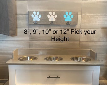 multiple dog feeding station