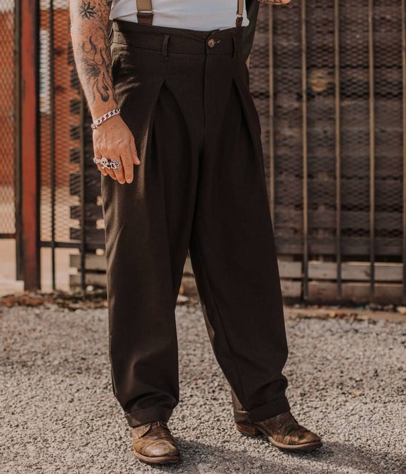 パンツ argue BUFFY VINTAGE PANTS DARK CAMEL パンツ argue BUFFY VINTAGE PANTS DARK CAMEL Ogl Breezy Wide