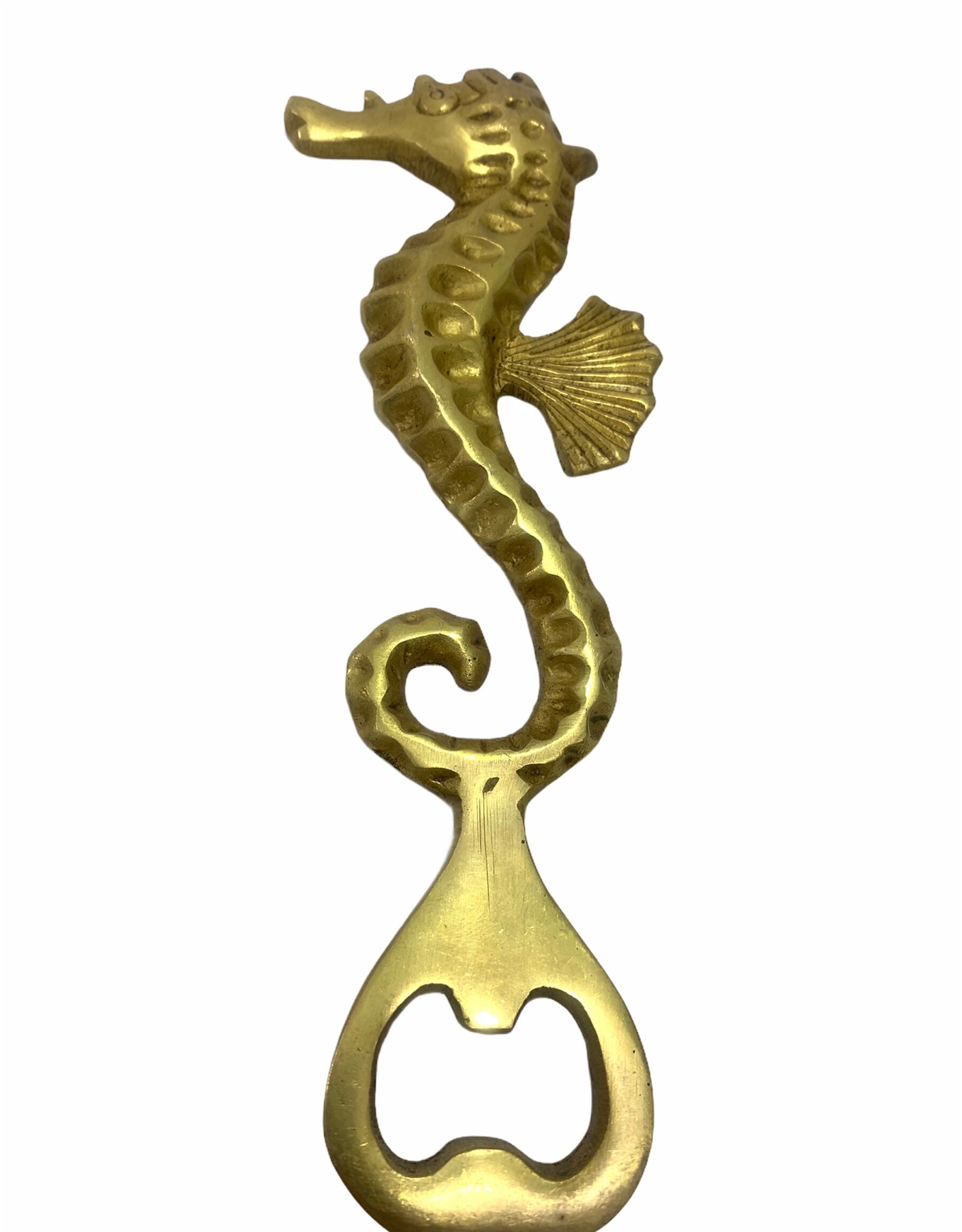Beer Bottle Opener Christmas Gift Antique Brass Seahorse Etsy UK