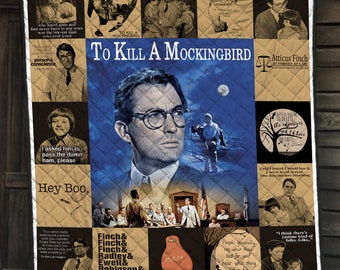 Gifts To Kill A Mockingbird Quilt For Fans Gift For Gregory Peck