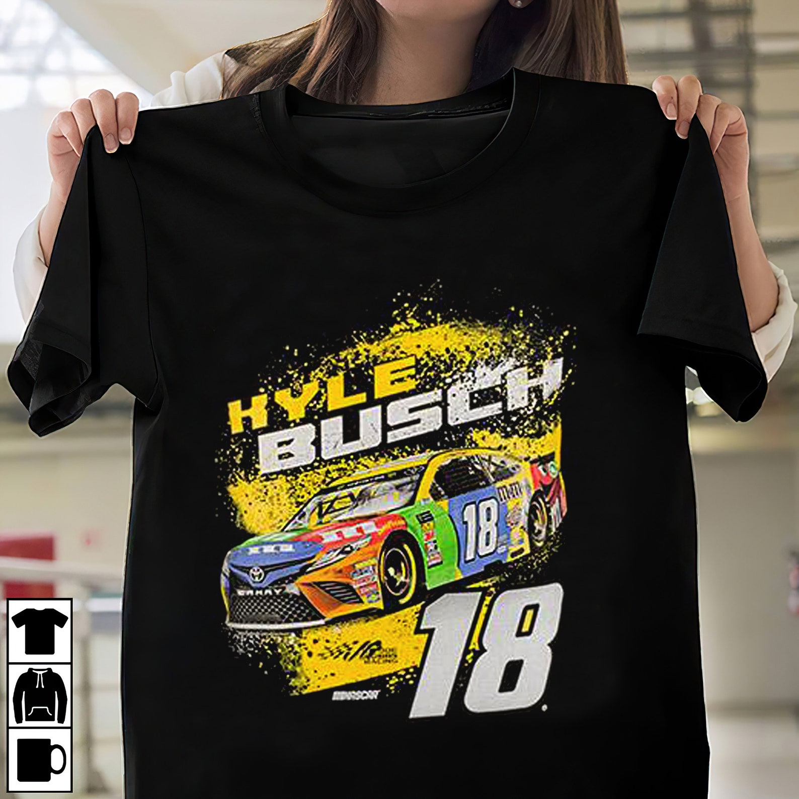 Kyle Busch 18 NASCAR Cup Series T Shirt Stock Car Driver Etsy