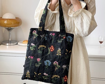 Embroidery Tote Bag - Etsy