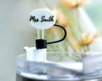 Mrs Smith  Straw Cap for Stanley Cup,Wedding Stanley Straw Topper,Custom  Charms for Wedding Supply,Wedding Cup Accessories,Gift