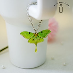 Moon Moth Butterfly Tumbler Handle Charms,Luna Moth Water Bottle Chain for Stanley,Insect Stanley Cup Accessory,Gift for Her