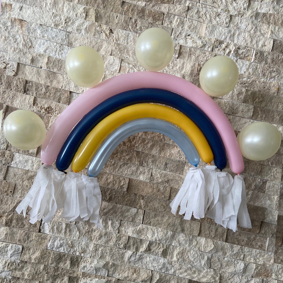 Boho Rainbow Balloon Kit Boho Birthday Balloons Muted Colours Balloons