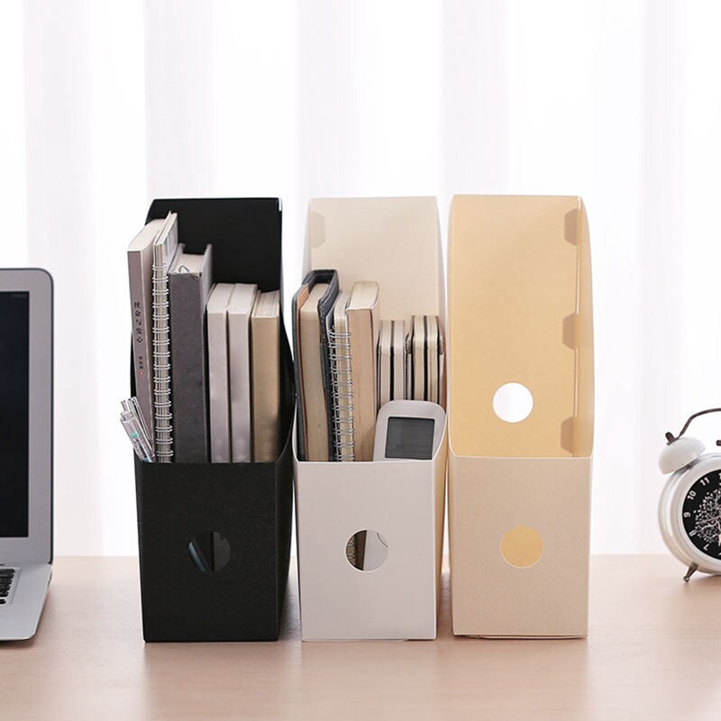 Simple Paper Folding Storage Box, Desktop Finishing Storage Box