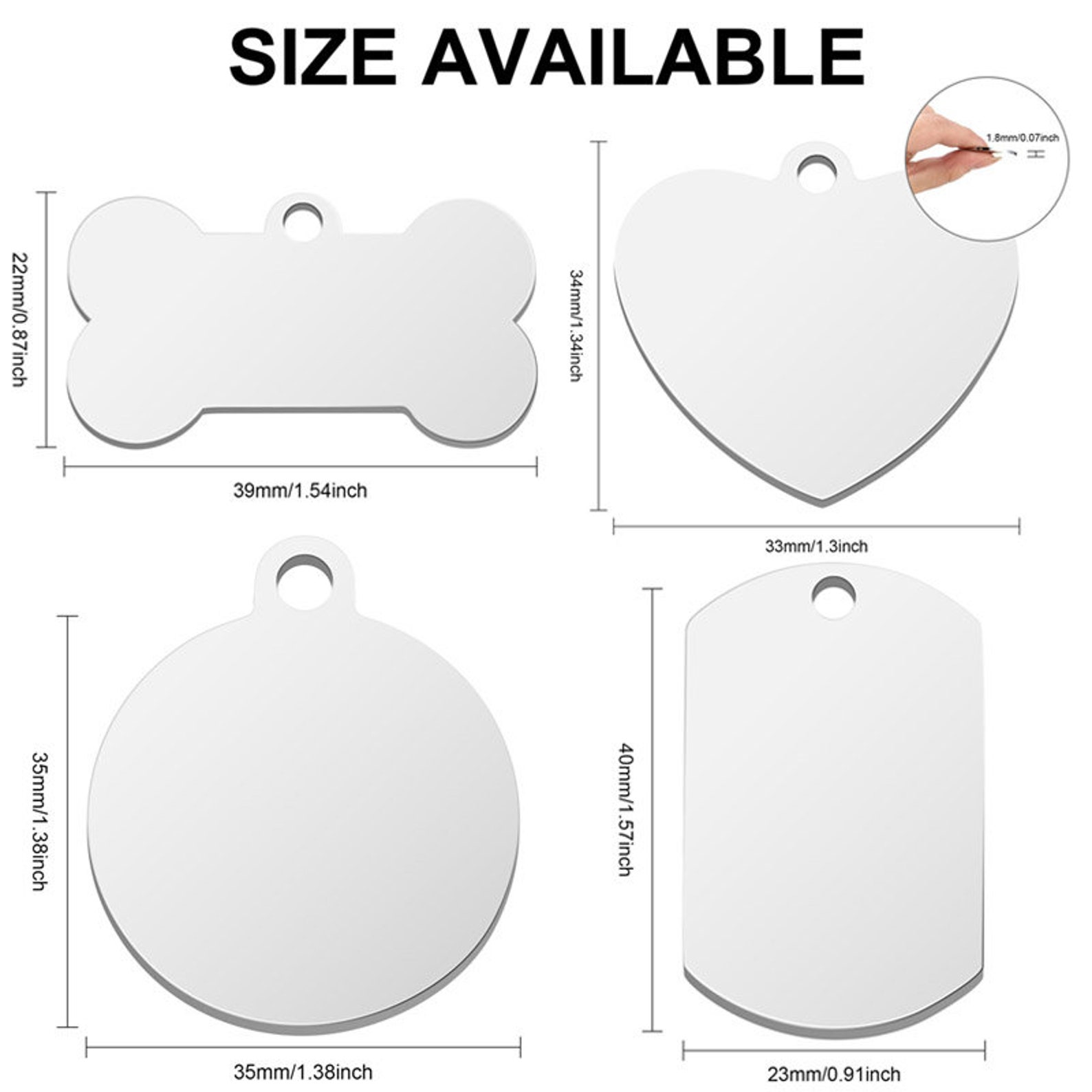 Personalized Dog Tagengraved Dog Tag for Dogspet ID Etsy