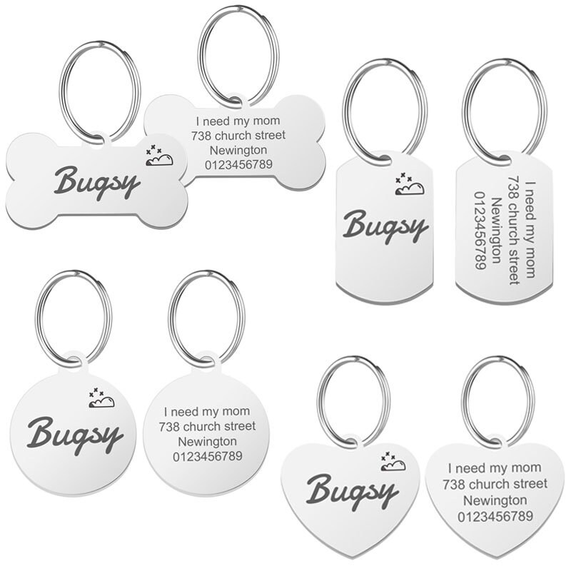 Personalized Dog TagEngraved Dog Tag for DogsPet ID Etsy