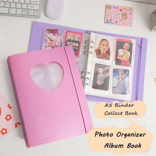 14 Styles A5 Binder Pictures Storage Book Card Holder Photo - Etsy