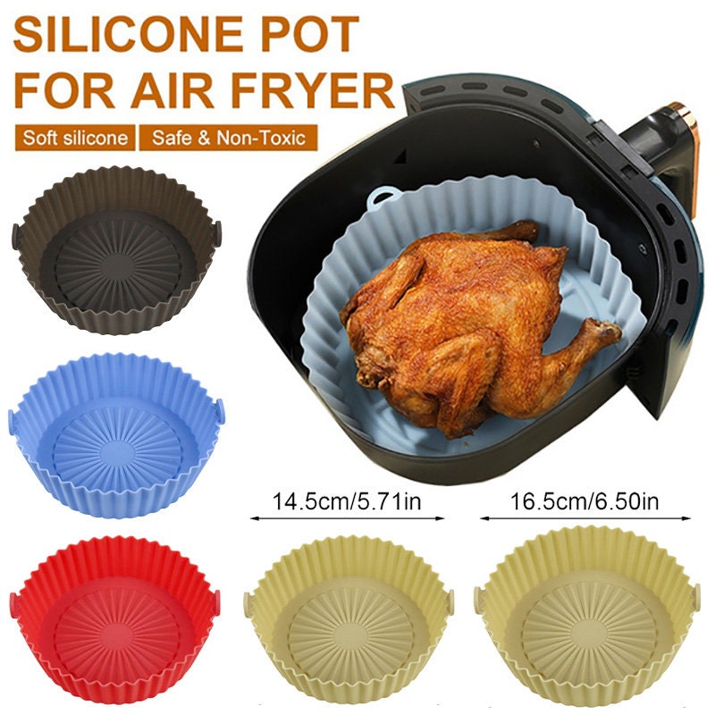 50pcs, Air Fryer Liners,7.5 Inch Parchment Paper Liners, Square Air Fryer  Disposable Paper Liner, Perforated Parchment Paper Sheets For Baking,  Parchment Paper For Air Fryer And Bamboo Steaming Basket, Kitchen Gadgets,  Kitchen