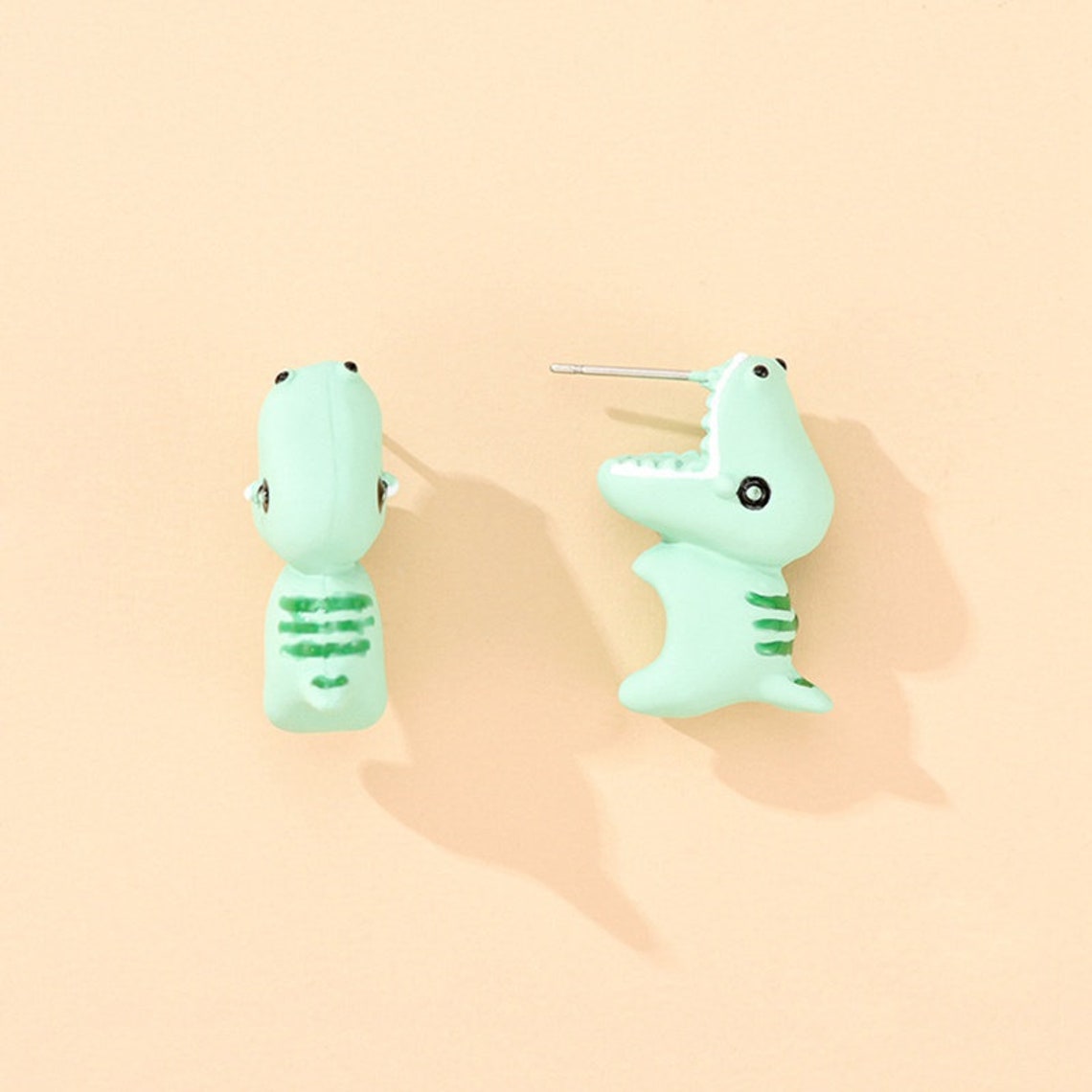 1 Pair 2021 New Cute Animal Bite Earring Fashion Simple image 3