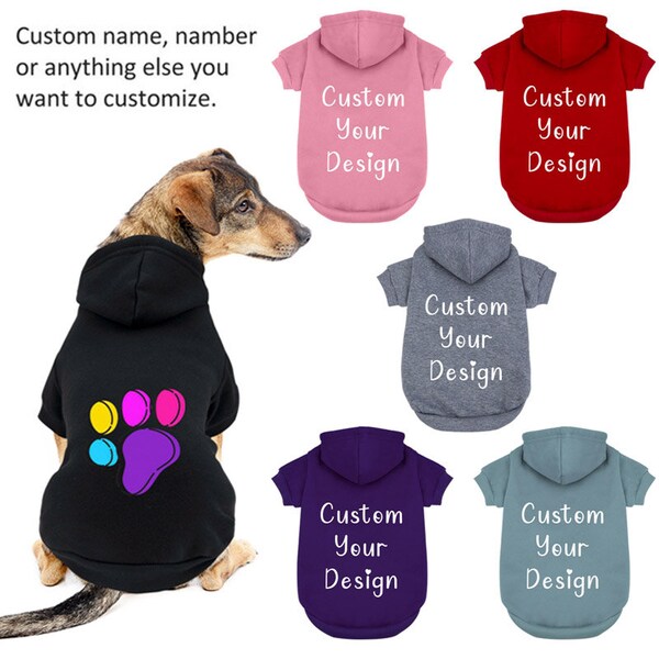 Custom Dog Clothes Etsy