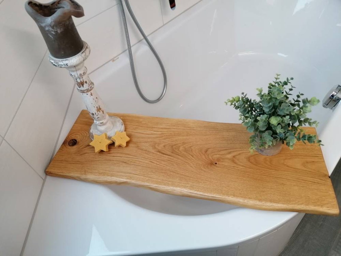 Badewannenabdeckung Holz 170x75cm - Faltbare Ablage Für Standard Badewannen