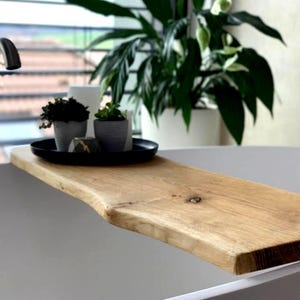 Personalized wooden bathtub shelf – Bathtub board gift for women – Spa decoration – Wellness bathroom – Bathroom decoration handmade – Oak board