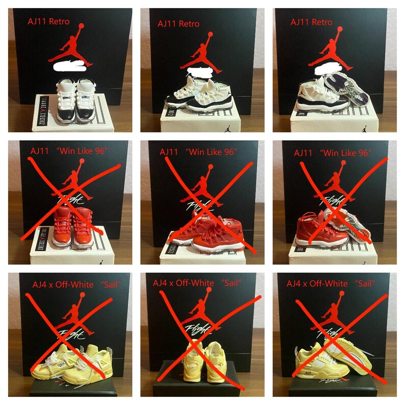 3D Jordan Dunk Air Mini Sneaker Shoe Miniature Collectable Grad Gifts