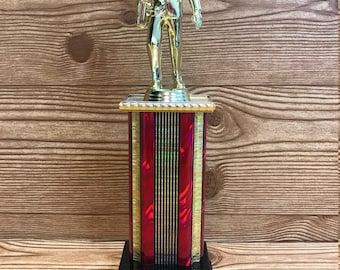 Dundie Award With Red Column Trophy The Office TV Show Trophy