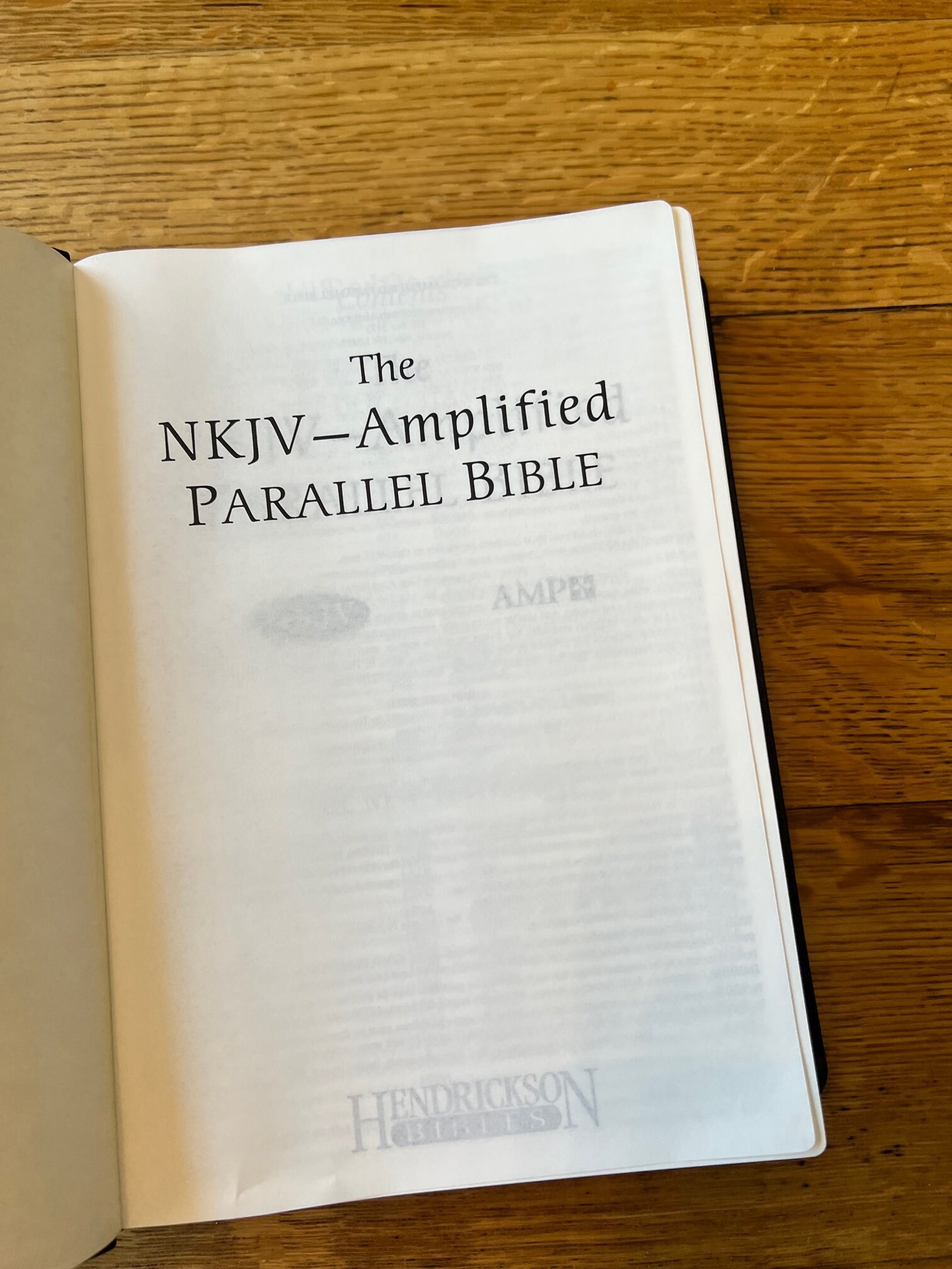 Personalized NKJV Amplified Bible Parallel Bible Customized Etsy
