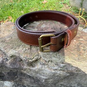 Masculine Style Belt Premium Leather Construction Personalized Brass Nameplate Custom Engraving Option Fullgrain Quality Handmade Accessory Perfect Gift Idea Special Occasion Present Anniversary Gift Option Wedding Party Essential Black
