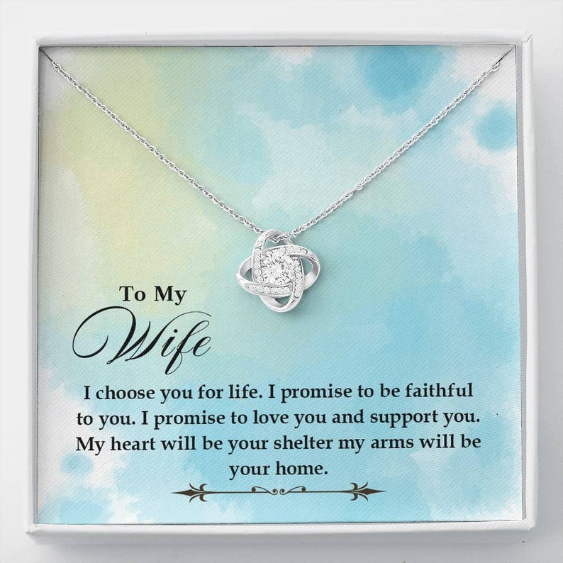 Anniversary Gift for Wife Birthday Gift for Wife Necklace for Wife Gift for Wife Birthday To my Wife Necklace