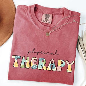 Physiotherapie Komfort Farben T-Shirt | Physiotherapeut T-Shirt | PT Shirt Geschenk