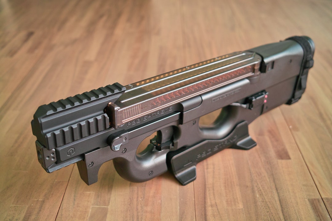 Airsoft P90 Quadrail Upper Receiver 3D Printable HD Digital File Etsy