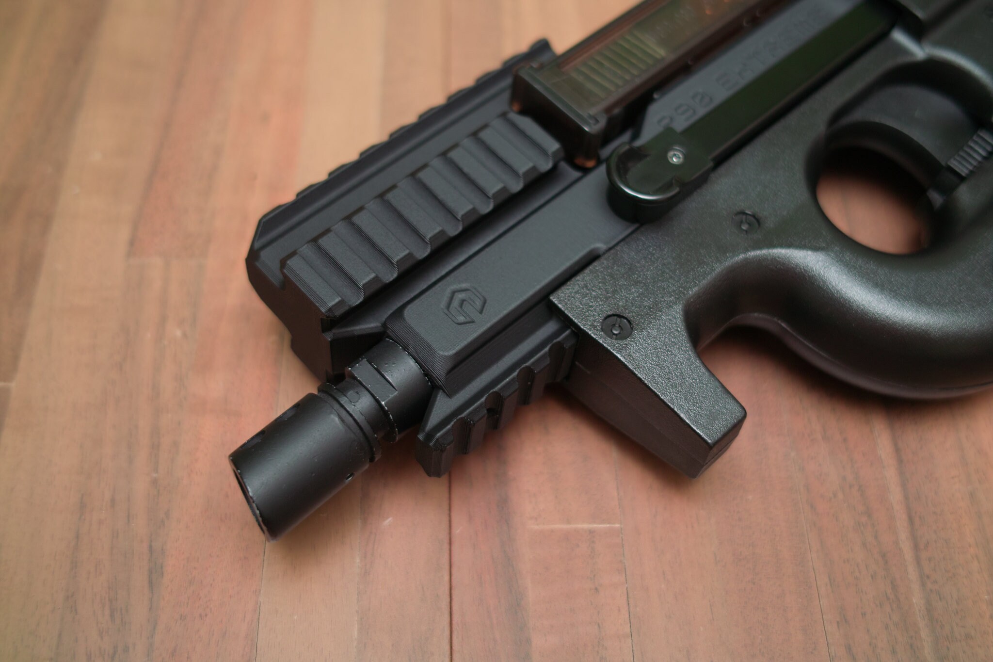 Airsoft P90 QuadRail Upper Receiver 3D Printable HD Digital Etsy