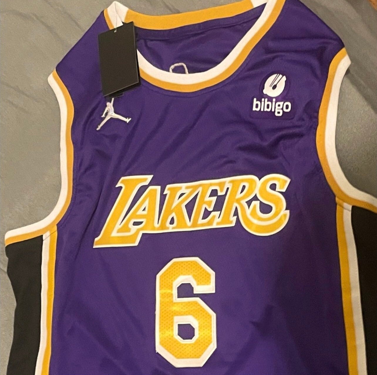 Lebron James jersey vintage 75 greatest players edition