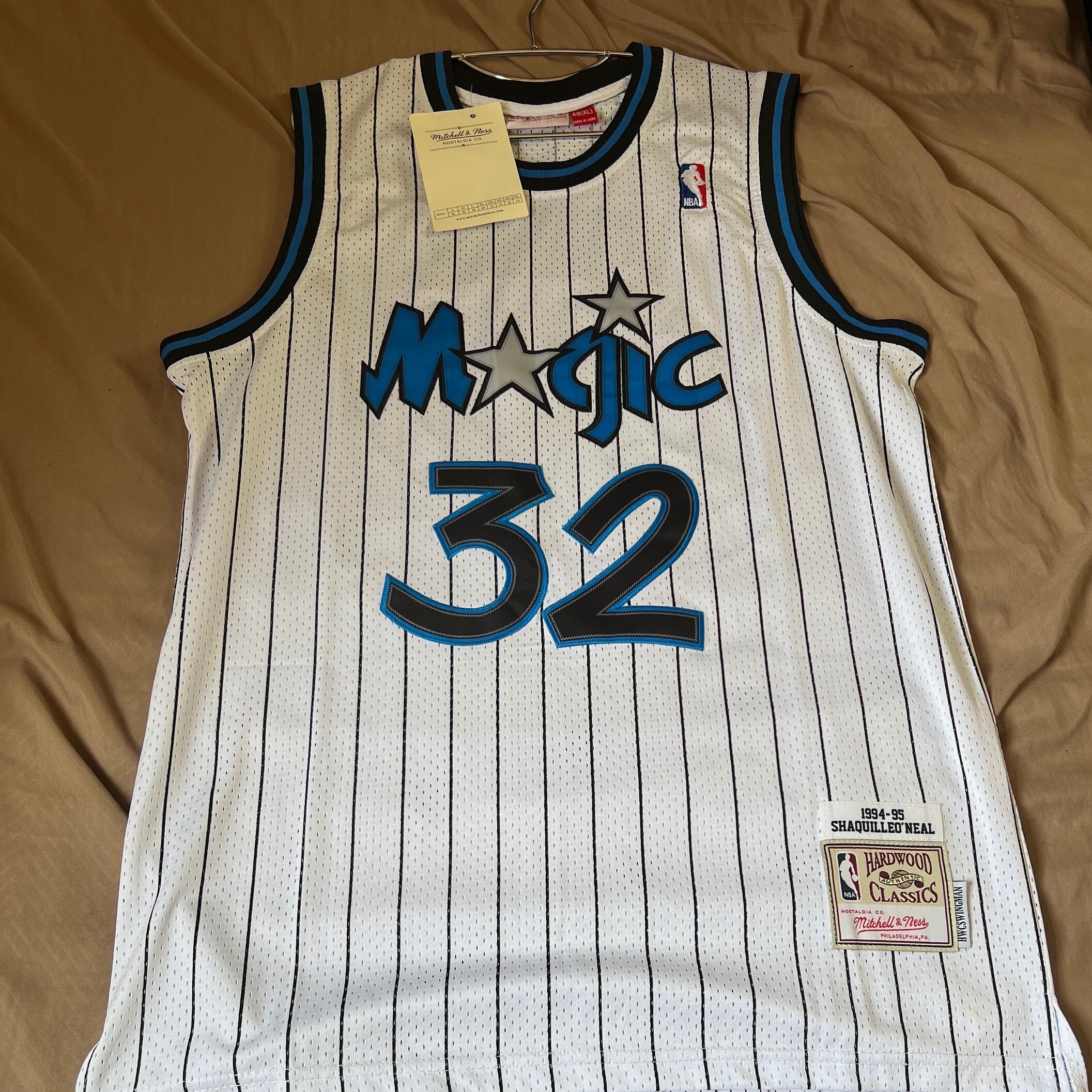 Penny Hardaway Orlando Magic Mitchell & Ness Women's 1994 Hardwood Classics  Name & Number Player Jersey Dress - Black