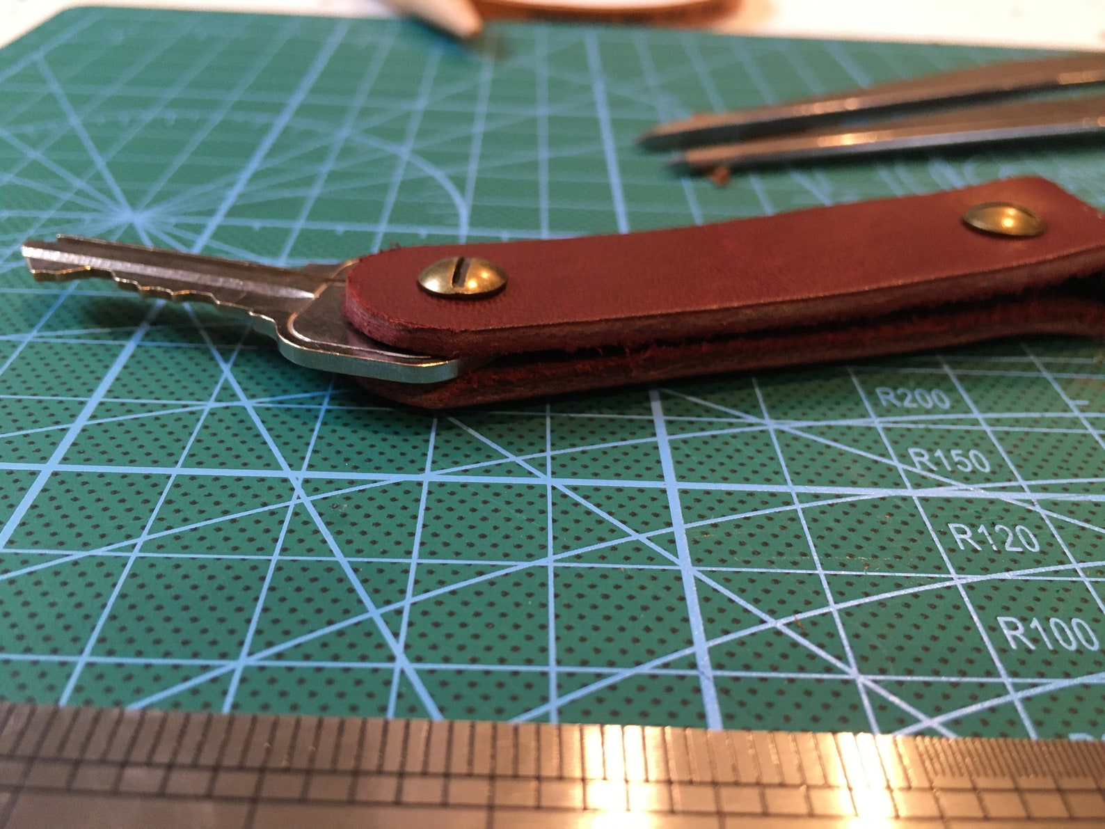 Swiss Army Knife Leather Key holder Custom Etsy
