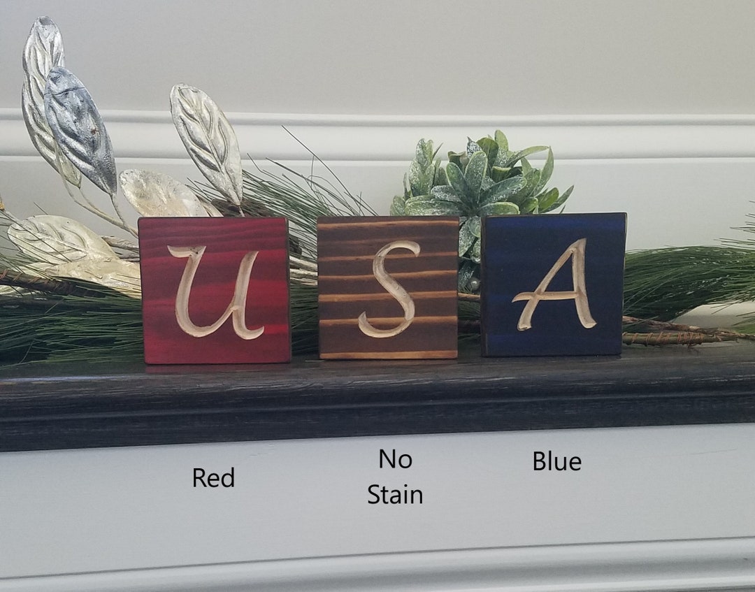 Engraved Block Letters Custom Made, Charred, Engraved Wooden Letter Blocks. Customized With ...