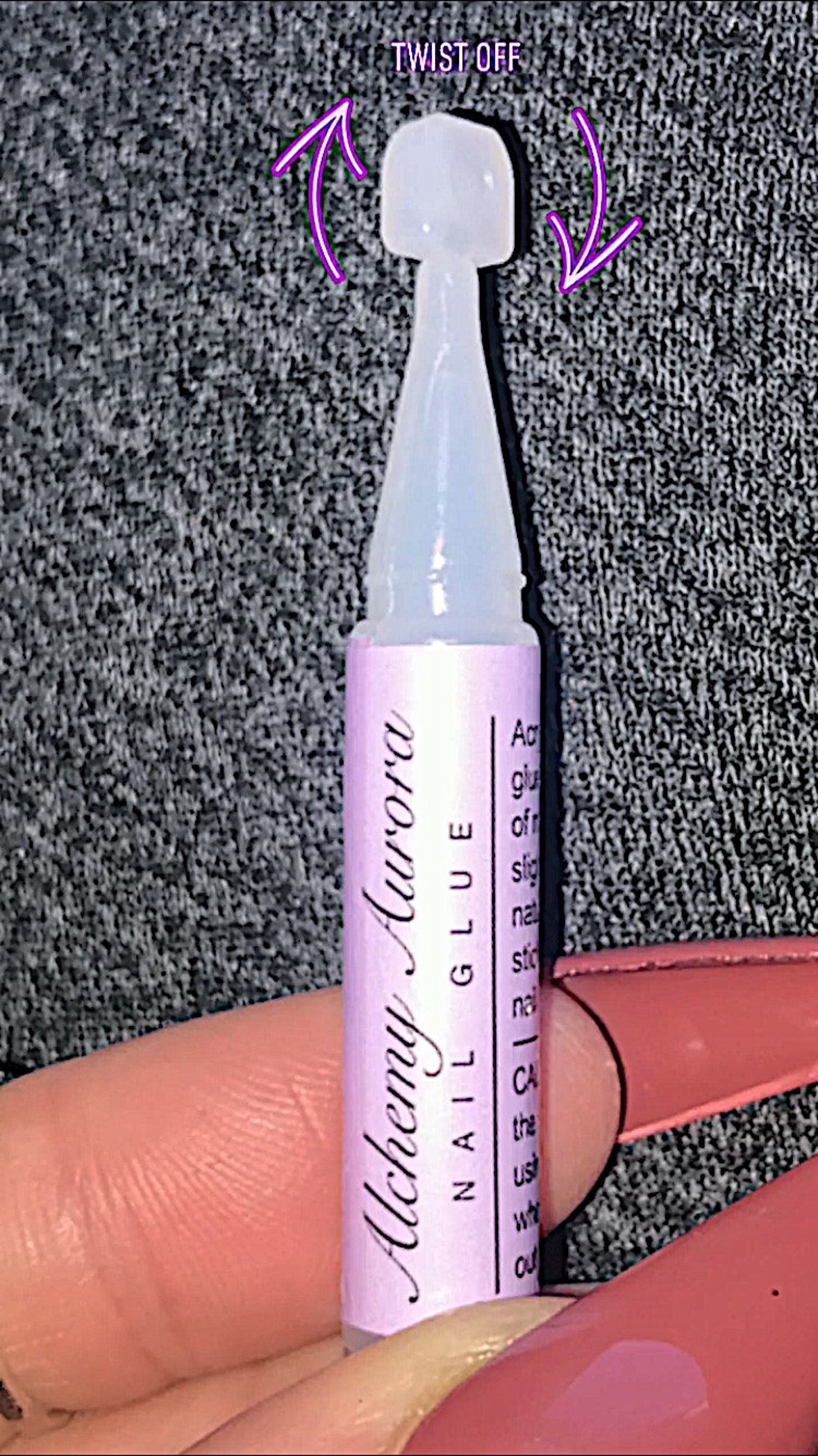 clear stick on nails