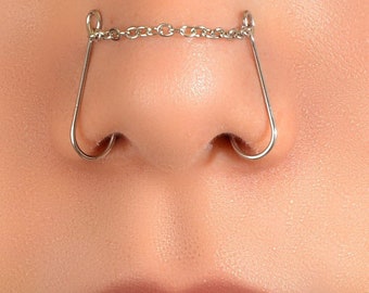 Fake Nose Chain Etsy