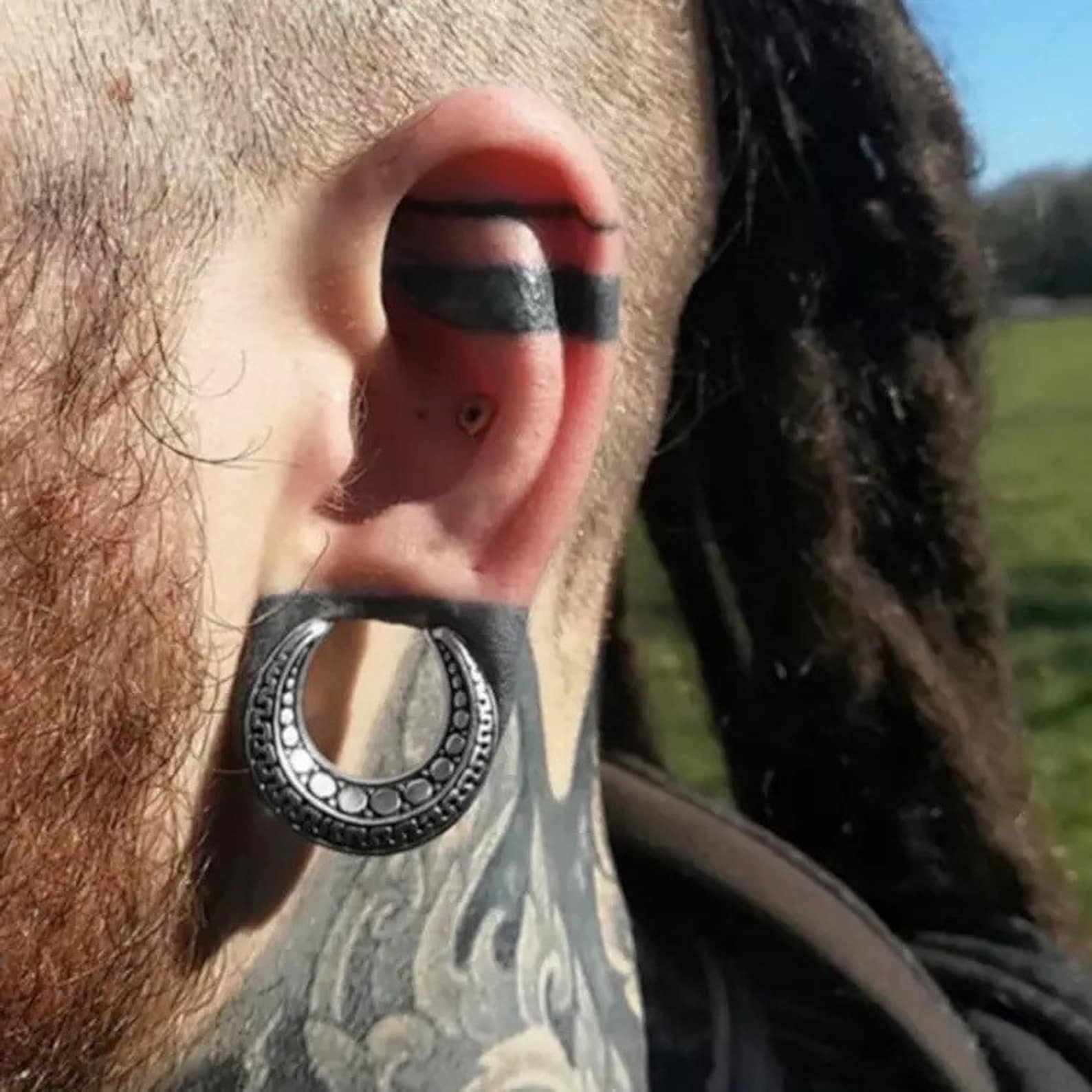 Ear Saddle Spreader Steel Tunnel and Plugs Earweights Etsy