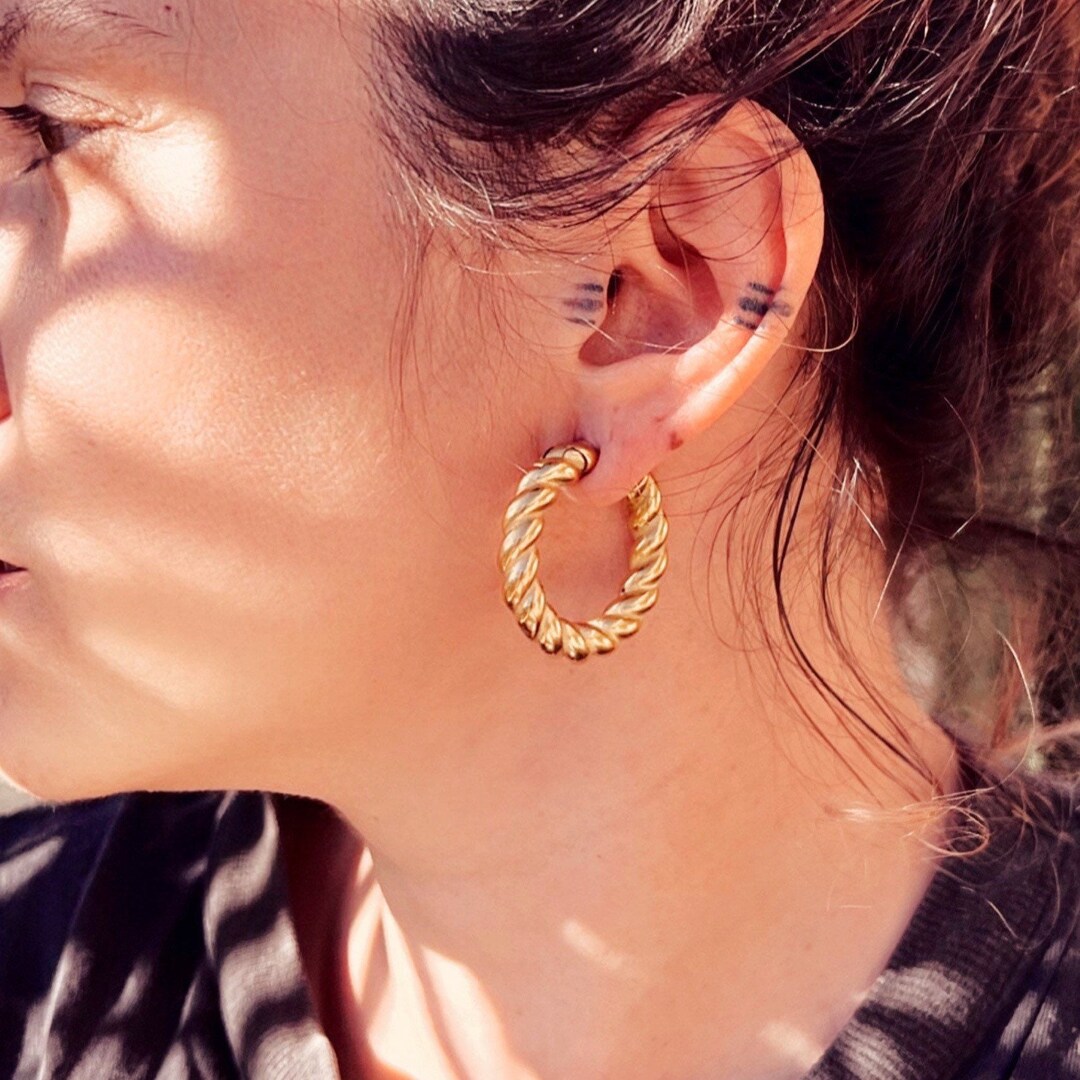 Classic Rope Ear Weights Heavy Earweights Ear Hangers Gauges Jewelry