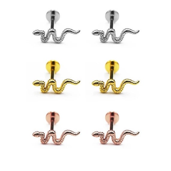 Snake labret sale stud