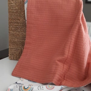 Baby Muslin and Flannel Double Sided  Blankets, 100% Cotton, Super Soft, New Baby Gift, Baby Shower Gift