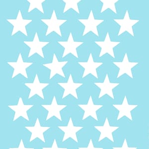 Set of 70 Stars Wall Stickers, Nursery Kids Room Decor, Easy to Apply, Wall Decal Decoration