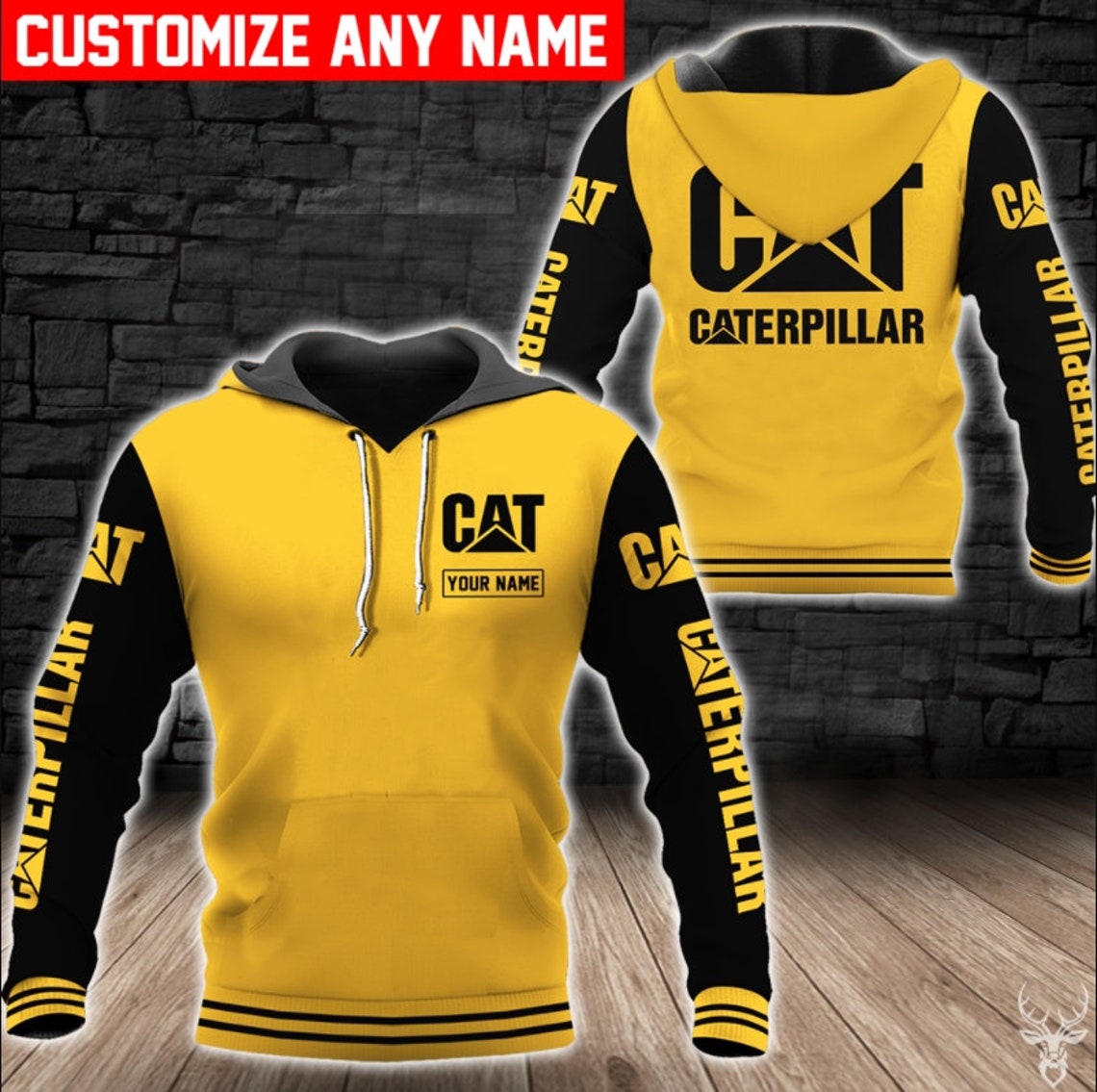 Caterpillar Heavy Equipment Hoodie/Zip Hoodie Caterpillar Etsy