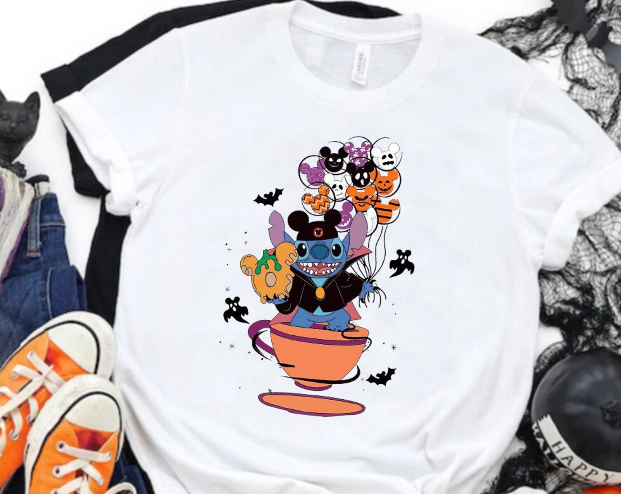 Discover Disney Stitch Halloween Shirt, Stitch Pumpkin Shirt, Stitch Shirt, Disney Pumpkin T shirt
