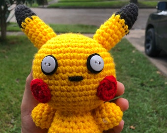 Crochet Yellow Pikachu