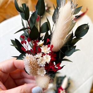 Mini dried flower bouquet Christmas decoration small Christmas gift note delivery times image 3