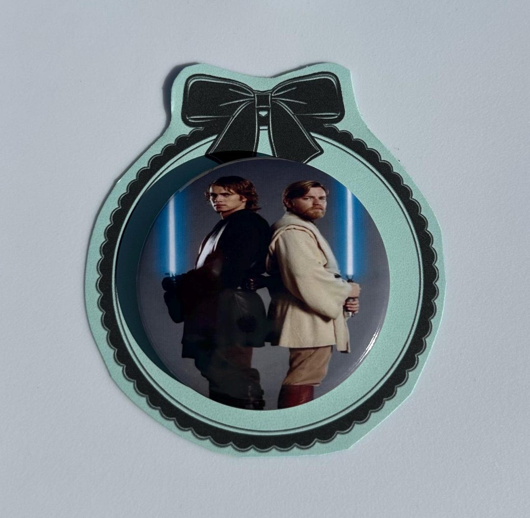 Anakin Button Anakin & Obi Wan Button - Etsy