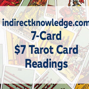 7-Card 7-Dollar Tarot Card Reading - Same Day