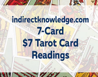7-Card 7-Dollar Tarot Card Reading - Same Day