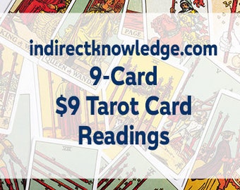 9-Card 9-Dollar Tarot Card Reading - Same Day
