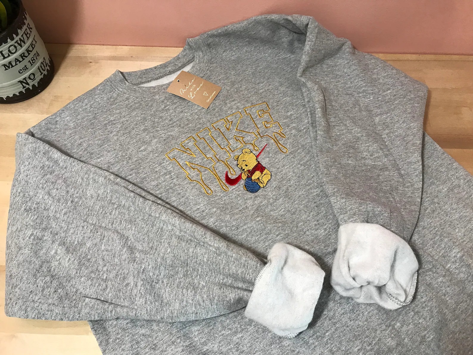 nike winnie the pooh crewneck