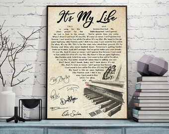 Bon Jovi Its My Life Etsy Bon Jovi Its My Life Etsy