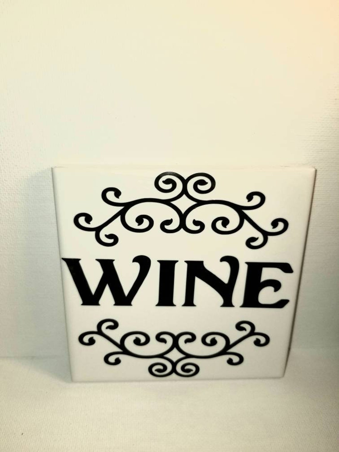 Wine Ceramic Coasters Etsy