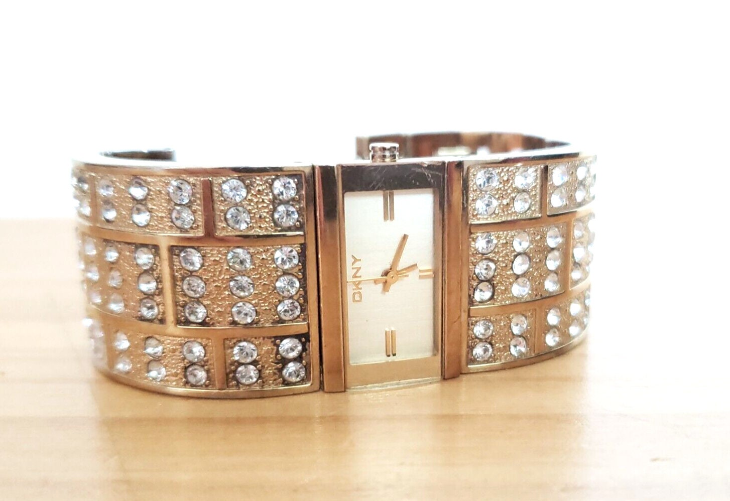 DKNY Rose Gold Chambers Metal Bracelet Watch | Dkny | M&S
