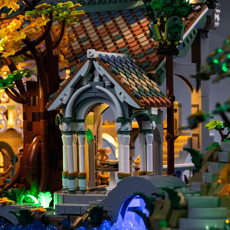 Led Light Kit for the Lord of the Rings Rivendell 10316 Compatible